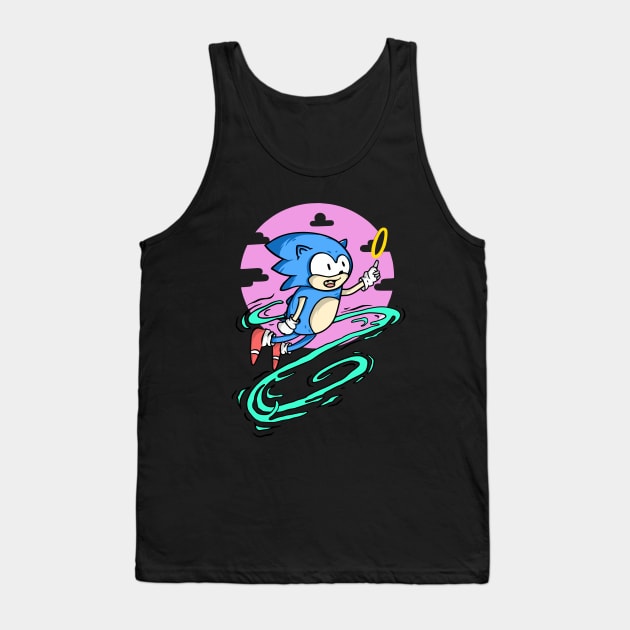 ring of sonic Tank Top by luckycatbunny